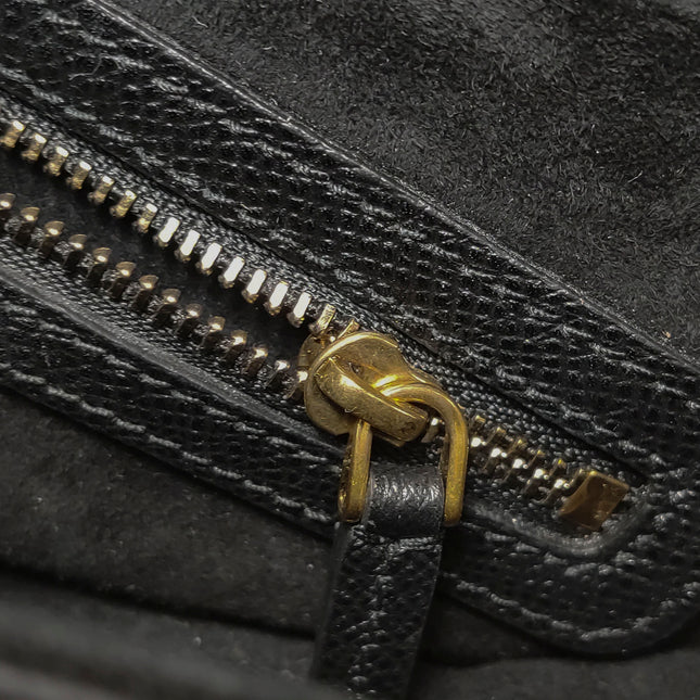 Dior Saddle 2020 Medium Grained Calfskin Leather Bag Black