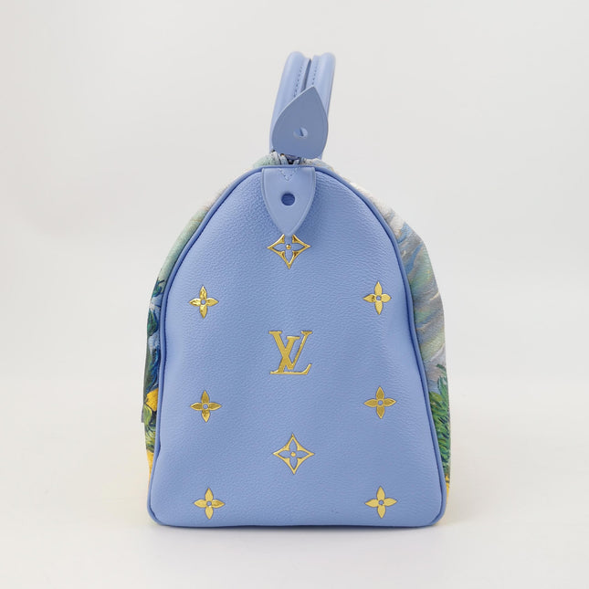 Louis Vuitton x Jeff Koons Speedy 30 Van Gogh Top Handle Bag