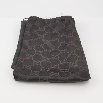 Sold Gucci Jackie 1961 Small Monogram Canvas and Leather Bag Black