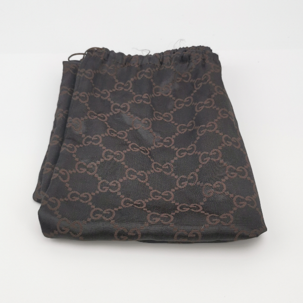 Sold Gucci Jackie 1961 Small Monogram Canvas and Leather Bag Black