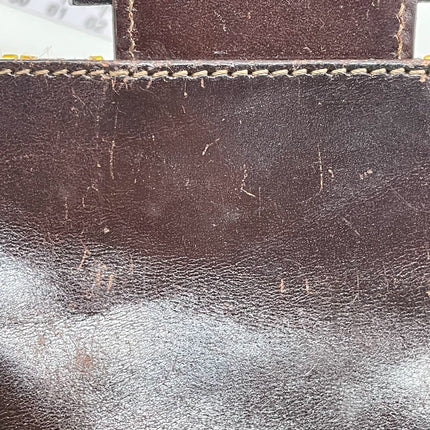 Fendi Baguette Vintage Shoulder bag with Glitter Yellow Beads