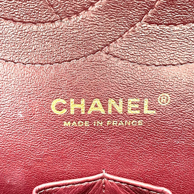 Chanel Classic Flap Jumbo Black Caviar Leather Double Flap with Gold Hardware, 2012
