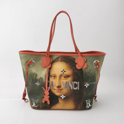 Sold Louis Vuitton x Jeff Koons Monalisa Masters Neverfull MM Tote Medium