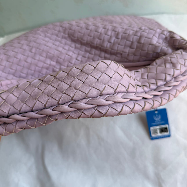 Bottega Veneta Hobo Bag Lambskin leather Lilac Purple Large 47cm