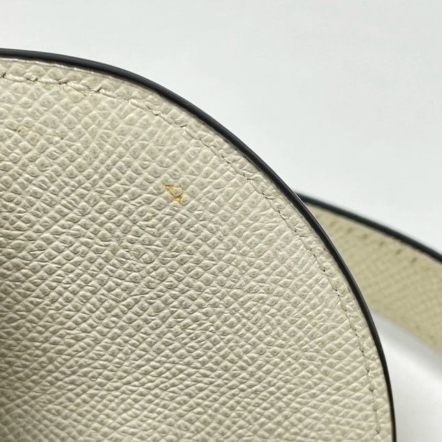 Sold Dior Saddle Medium 2020 Grained Leather Handbag White