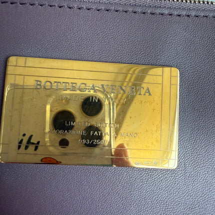 Bottega Veneta Cabat Small Intreccio Leather Tote Bag Dark Lavender Purple