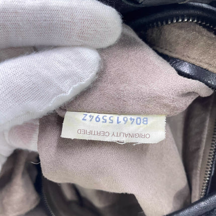 Bottega Veneta Veneta Hobo Black Leather Bag Large 48cm