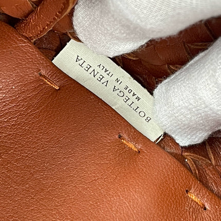 Bottega Veneta Cabat Large Intreccio Leather Tote Bag Brick Red 41cm