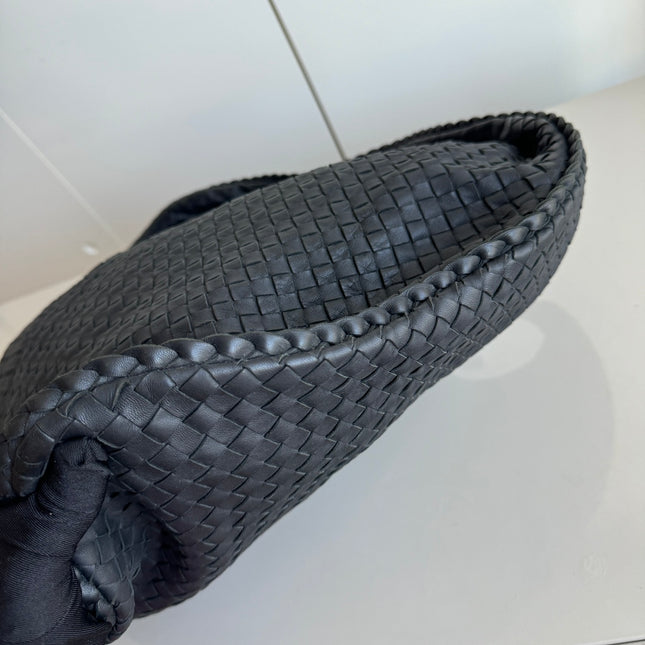 Sold Bottega Veneta Veneta Hobo Large Black 54cm Lambskin Leather