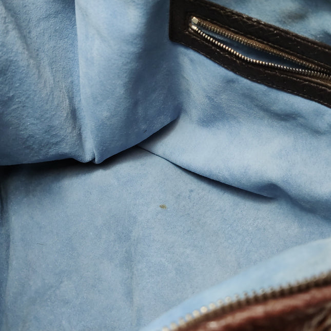 Bottega Veneta Veneta Hobo Maxi Dark Brown Calfskin Leather 52cm