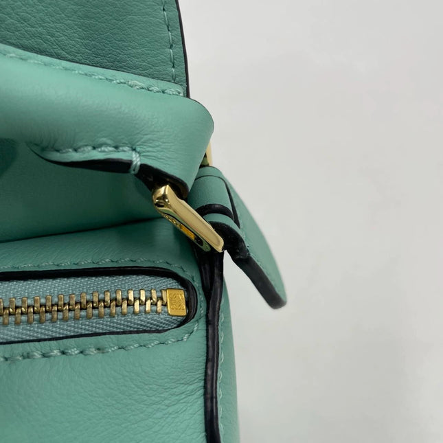 Loewe x Studio Ghibli Collection Susuwatari Mini Puzzle Green Crossbody Bag
