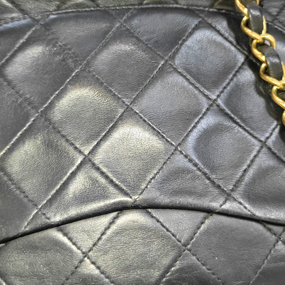 Chanel Classic Flap Vintage Small Lambskin Leather with 24k Gold HW, 1994-1996