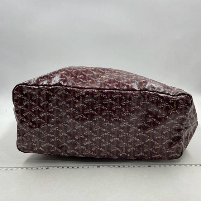 Sold Goyard Saint Louis PM Tote Medium Burgundy