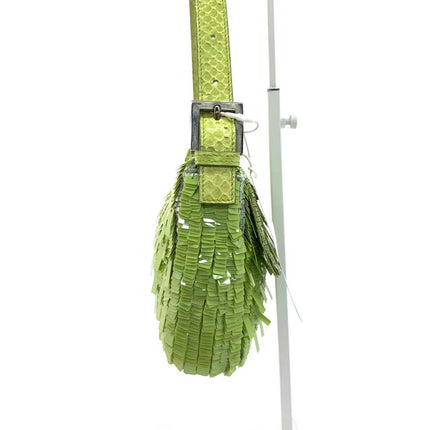 Sold Fendi Baguette Green Sequins Shoulder Bag