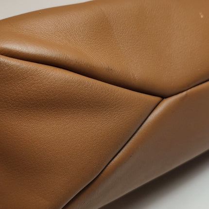 Prada Aimée Tan Brown Medium Calfskin Leather Shoulder Bag