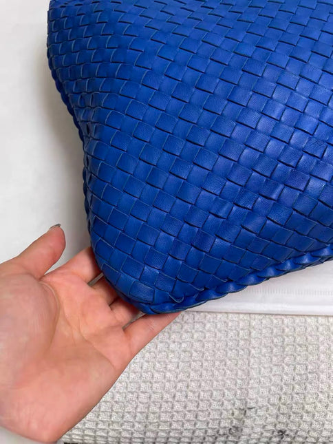 Bottega Veneta Hobo Bag Lambskin leather Royal Blue Medium 45cm