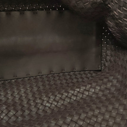 Bottega Veneta Cabat Tote Intreccio Leather Milk Chocolate Brown 40cm
