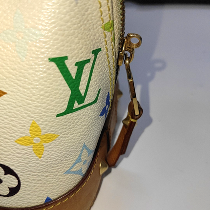 Louis Vuitton x Takashi Murakami Alma Small White Multicolor