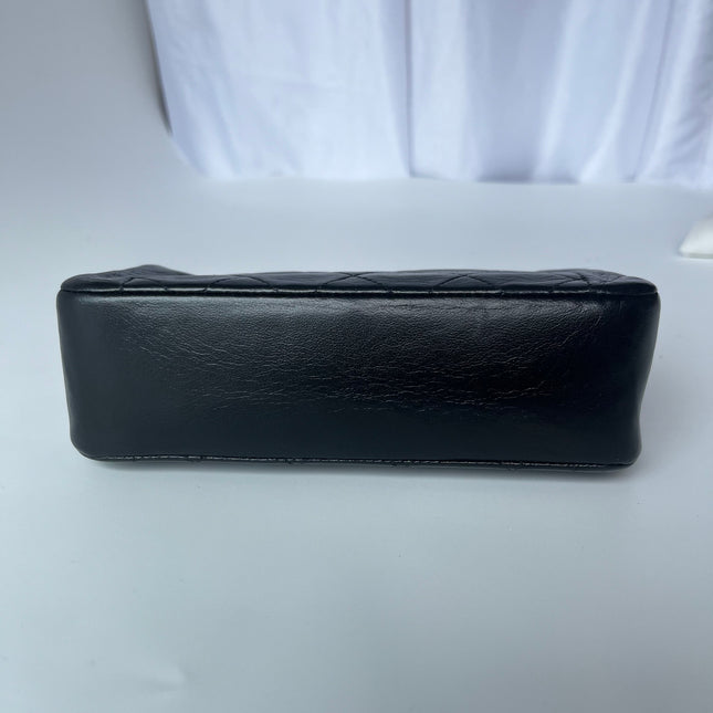 Chanel Diana Flap Bag Mini Black Leather Bijou Chain