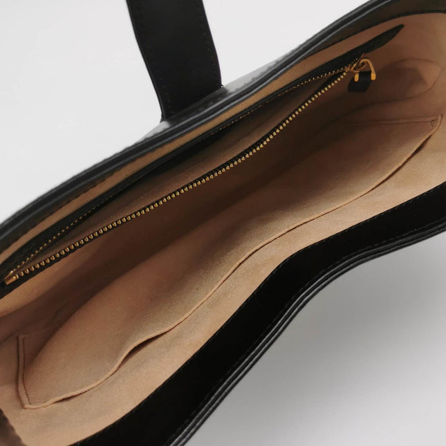 Sold Gucci Jackie 1961 Black Leather Bag Small with Adjustable Strap