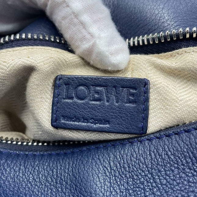 Sold Loewe Puzzle Crossbody Bag Small Navy Leather