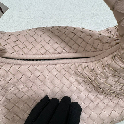 Bottega Veneta Belly Hobo Intrecciato Light Cherry Blossom Pink Nappa Leather Medium 40cm