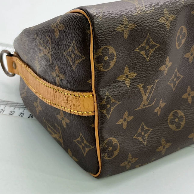 Louis Vuitton Speedy 25 Bandouliere Brown Monogram with Strap