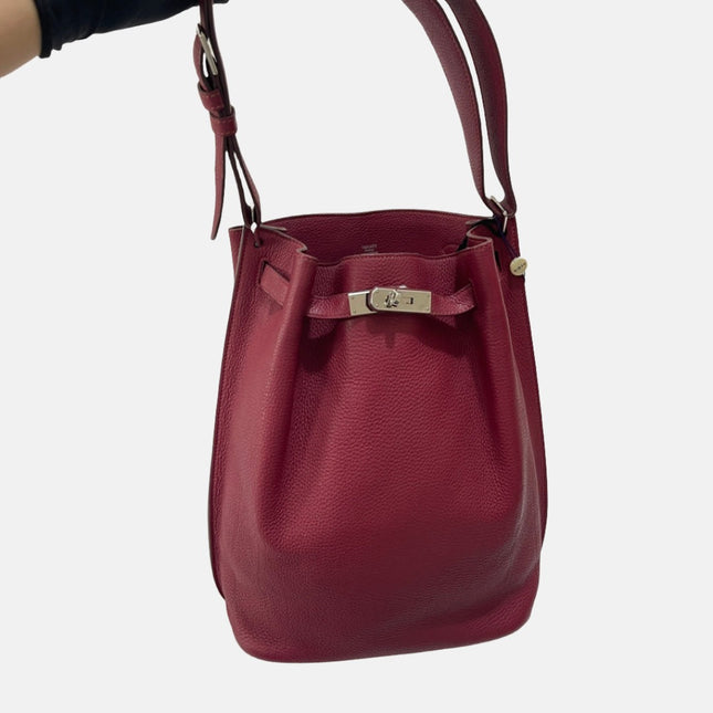 Hermes So Kelly 26 Preloved 2010 Red Shoulder Bag-Luxbags