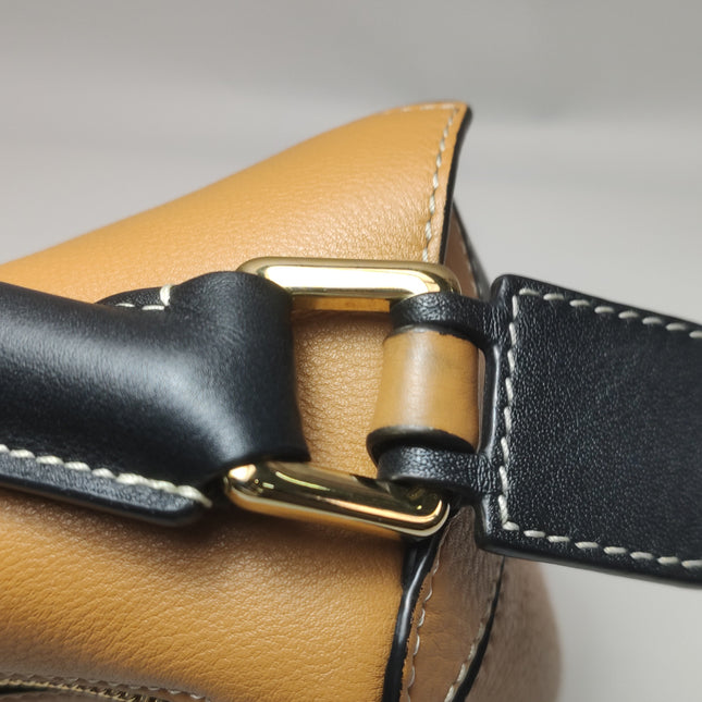 Loewe Puzzle Medium Tricolor Black Yellow Calfskin leather bag