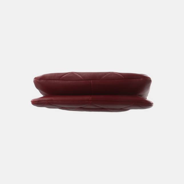 Sold Chanel Trendy CC Flap Crossbody Bag Medium Lambskin Leather Burgundy, 2019