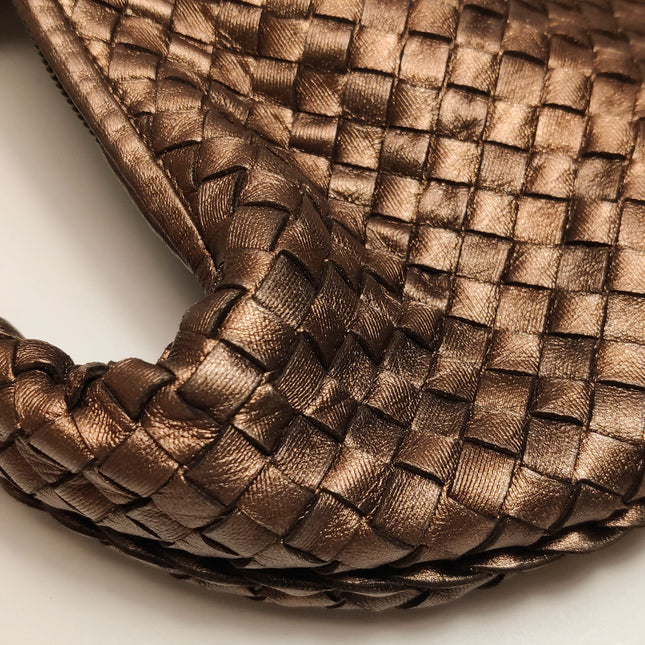 Bottega Veneta Veneta Hobo Metallic Copper Leather Large 47cm
