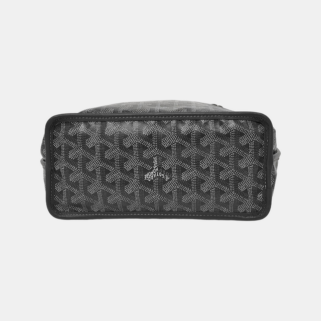 Goyard Anjou Mini Tote Grey French Bulldog Reversible Leather