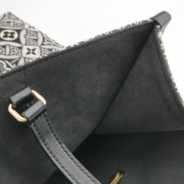 Sold Louis Vuitton OnTheGo Since 1854 Grey Jacquard and Black Cowhide Leather Multicolor GM Tote Bag