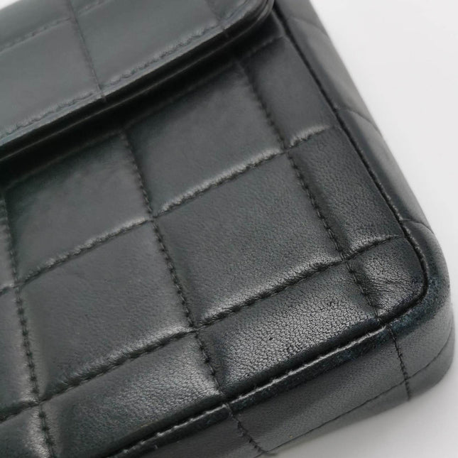 Chanel East West Chocolate Bar Black Leather