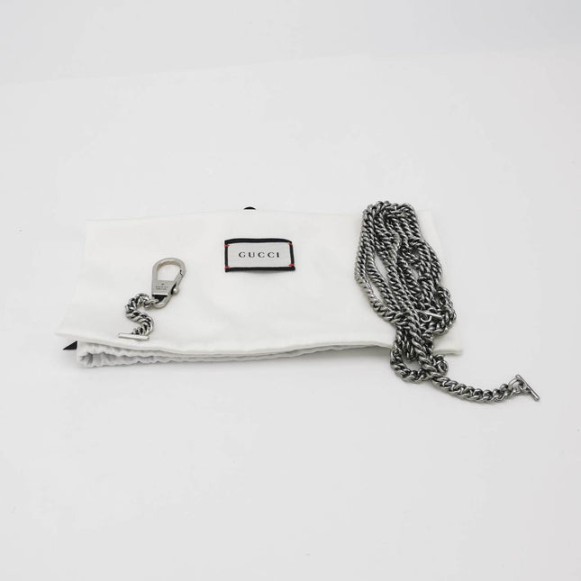 Sold Gucci Marmont Super Mini Flap Leather Bag Valentine's Special Apple Logo