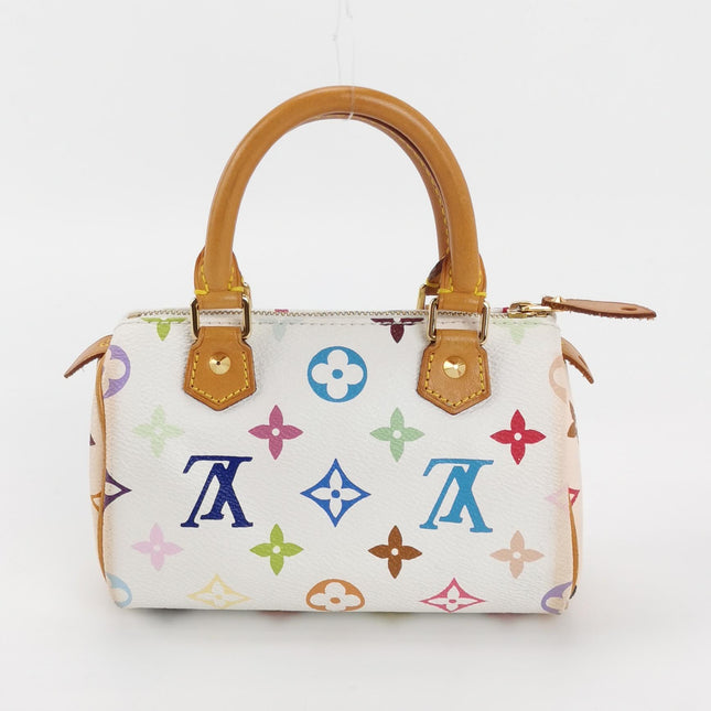 Louis Vuitton x Takashi Murakami Speedy Nano Boston Top Handle Bag