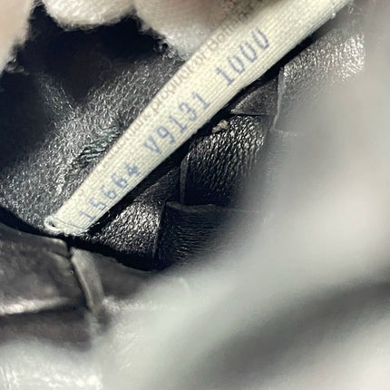 Bottega Veneta Cabat Large Intreccio Leather Tote Bag Black 40cm