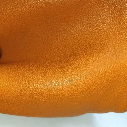 Hermes Picotin 18 Orange  Brown Strap Clemence Taurillon Leather 2003