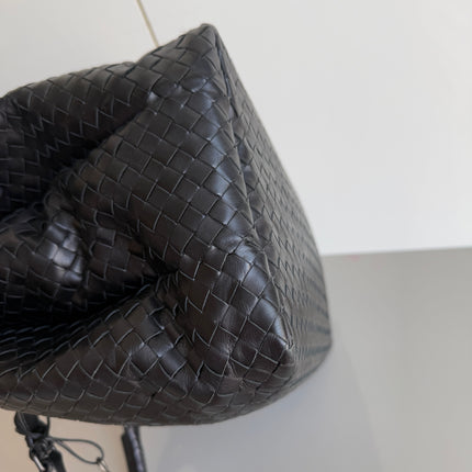 Bottega Veneta Roma Large Intrecciato Nappa Leather Black 35cm