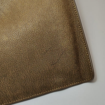 Bottega Veneta Cabat PM Intreccio Leather Tote Bag Gold 32cm