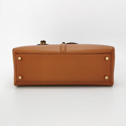 Sold Celine 16 Bag Medium Caramel Natural Tan Smooth Calfskin Leather