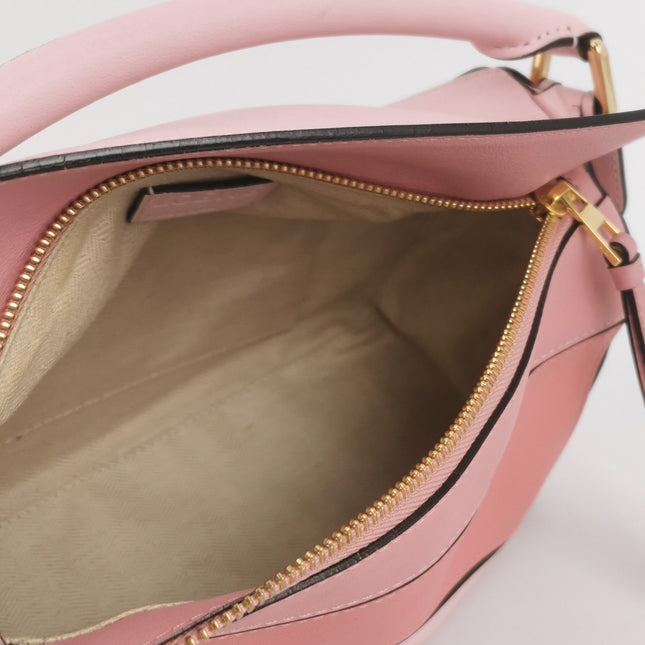 Loewe Puzzle Small Tricolor Pink Crossbody Bag