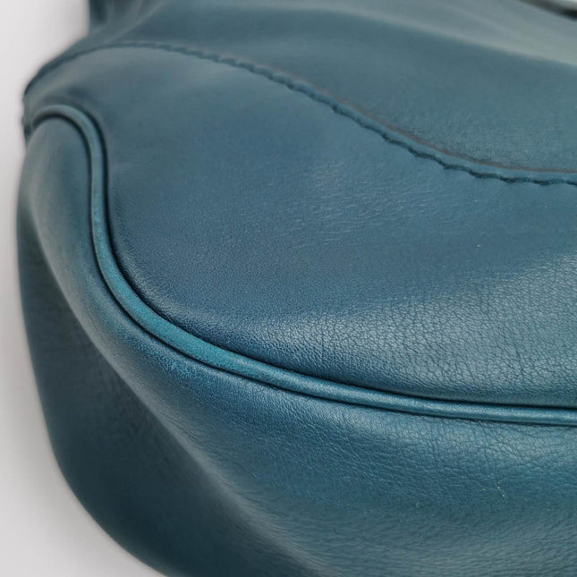 Sold Gucci Jackie 1961 Soft Navy Leather Bag Medium
