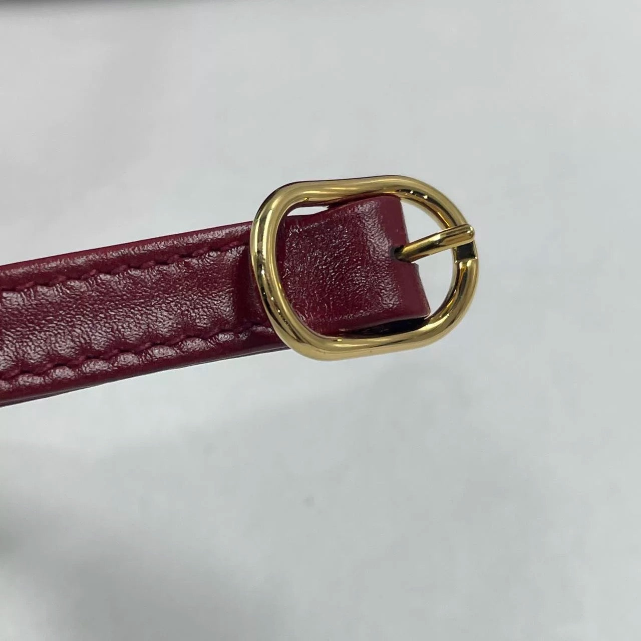 Sold Gucci Jackie 1961 Mini Burgundy Leather Bag