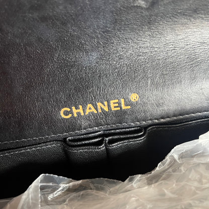 Sold Chanel East West Chocolate Bar Black Leather