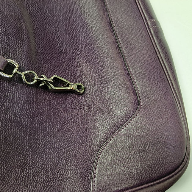 Hermès Trim 31 Purple Raisin Epsom Leather Shoulder Bag