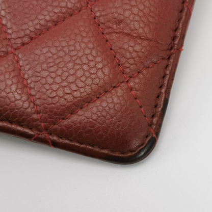 Sold Chanel Wallet on Chain Classic Flap Burgundy Caviar Leather