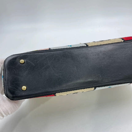 Chanel Rare Precious Symbols Needlepoint East West Shoulder Bag