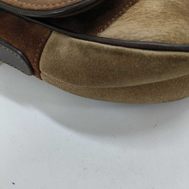 Sold Dior Saddle Vintage Brown Suede Medium