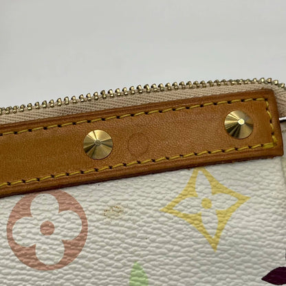 Louis Vuitton x Takashi Murakami Pochette Accessoire White Multicolor